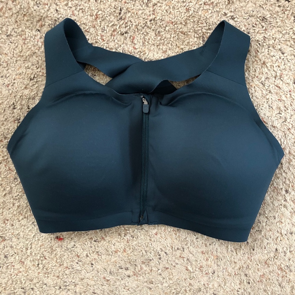 Lululemon Enlite Front-Zip Bra High Support Teal